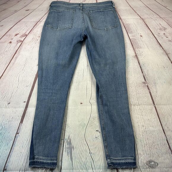 rag & bone Jeans Womens 29 Blue Nina High-Rise Ankle Skinny Frayed Hem Stretch - Picture 16 of 16